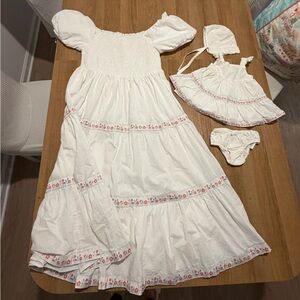 Rachel Zoe Mommy & Me White Matching Dresses